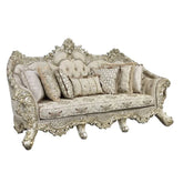 Danae Fabric, Champagne & Gold Finish Sofa Model LV01193 By ACME Furniture